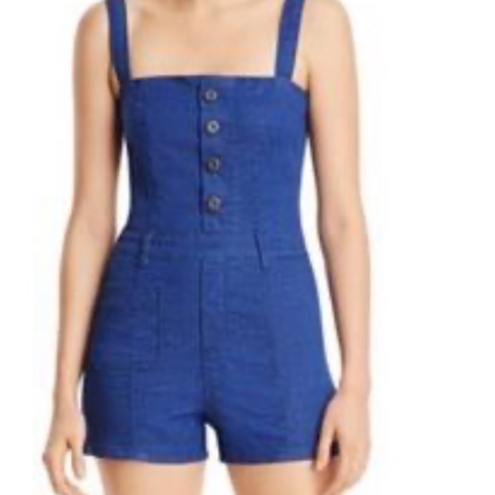 Tiger Mist denim romper - Picture 4 of 6